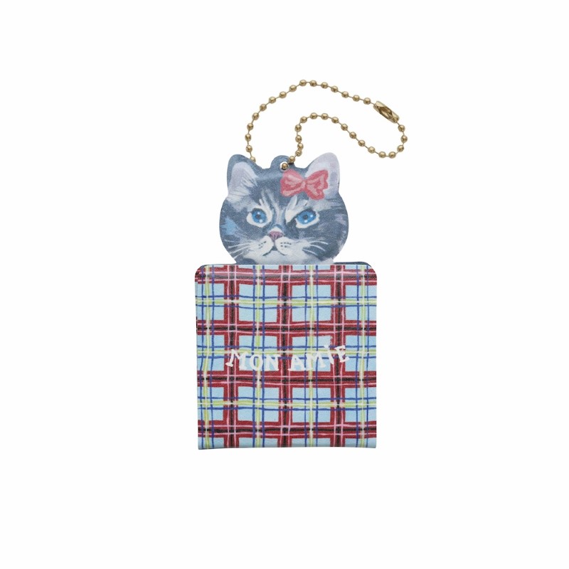Nathalie lete ナタリーレテ Key chain mirror Gray cat/511232